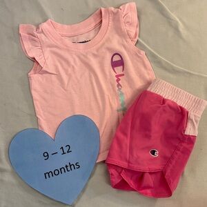 Champion - 2 piece baby outfit/set. Size 9-12 months